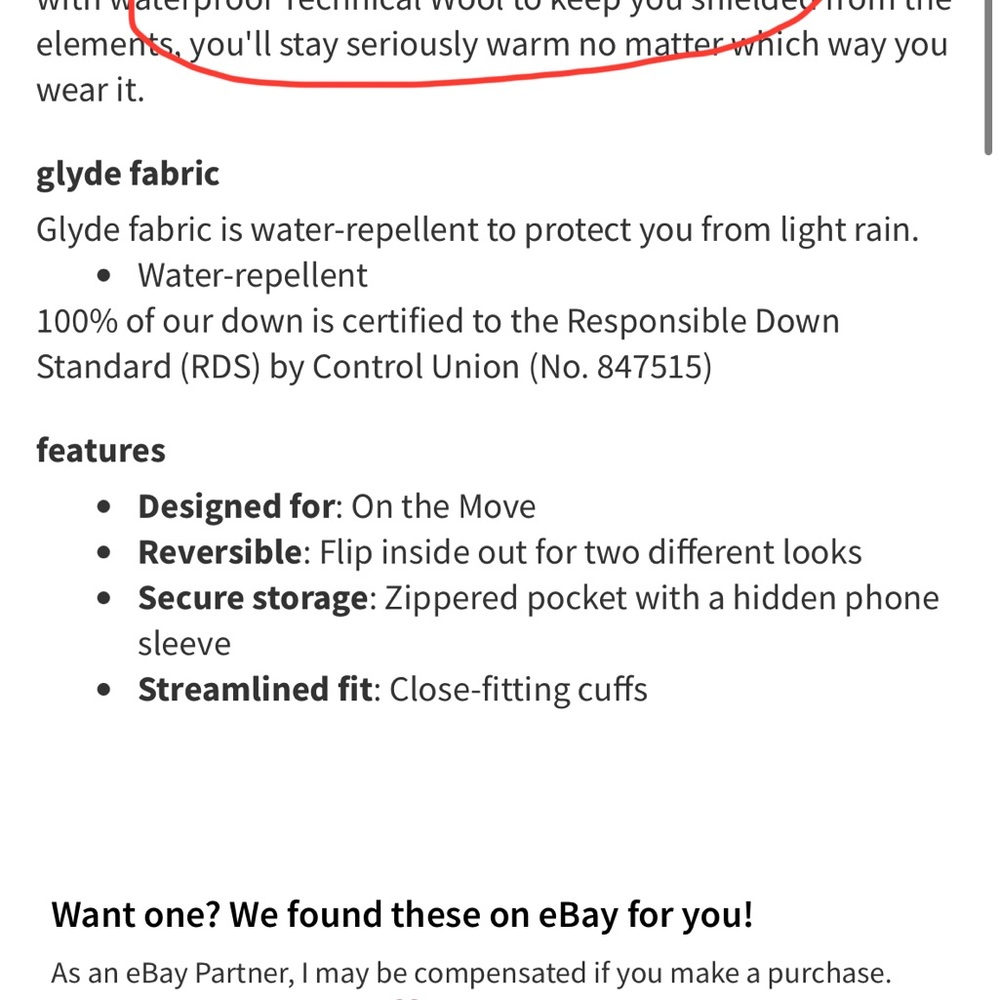(2) Reversible lululemon winter bomber jacket - Picture 6 of 8